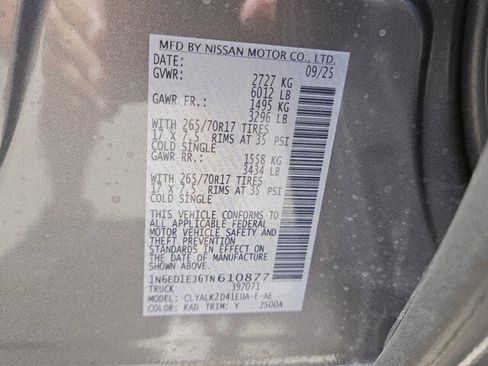 New 2026 Nissan Frontier Pro-X w/ Pro Premium Package image 15