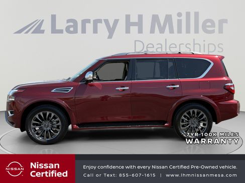 Certified 2024 Nissan Armada Platinum w/ Captain's Chairs Package RWD image 2