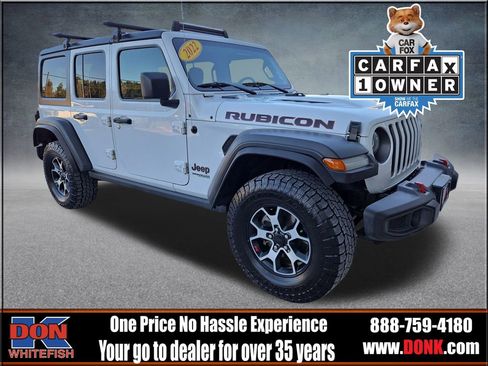 Used 2022 Jeep Wrangler Unlimited Rubicon w/ LED Lighting Group image 1