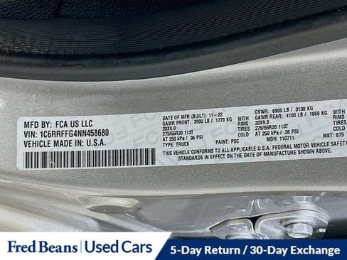 Used 2022 RAM 1500 Big Horn AWD/4WD image 32