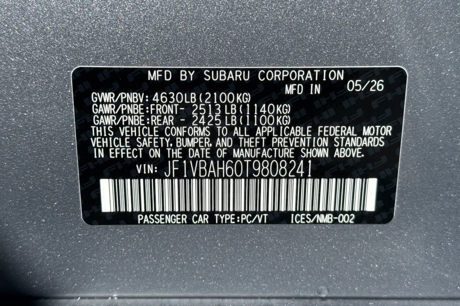 New 2026 Subaru WRX Premium AWD/4WD image 30