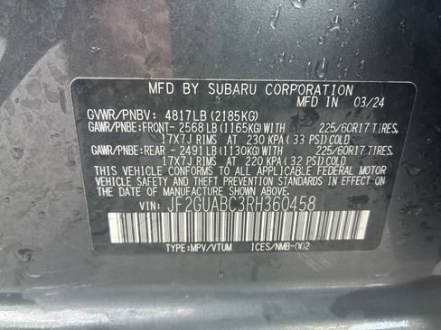 Certified 2024 Subaru Crosstrek 2.0i AWD/4WD image 28