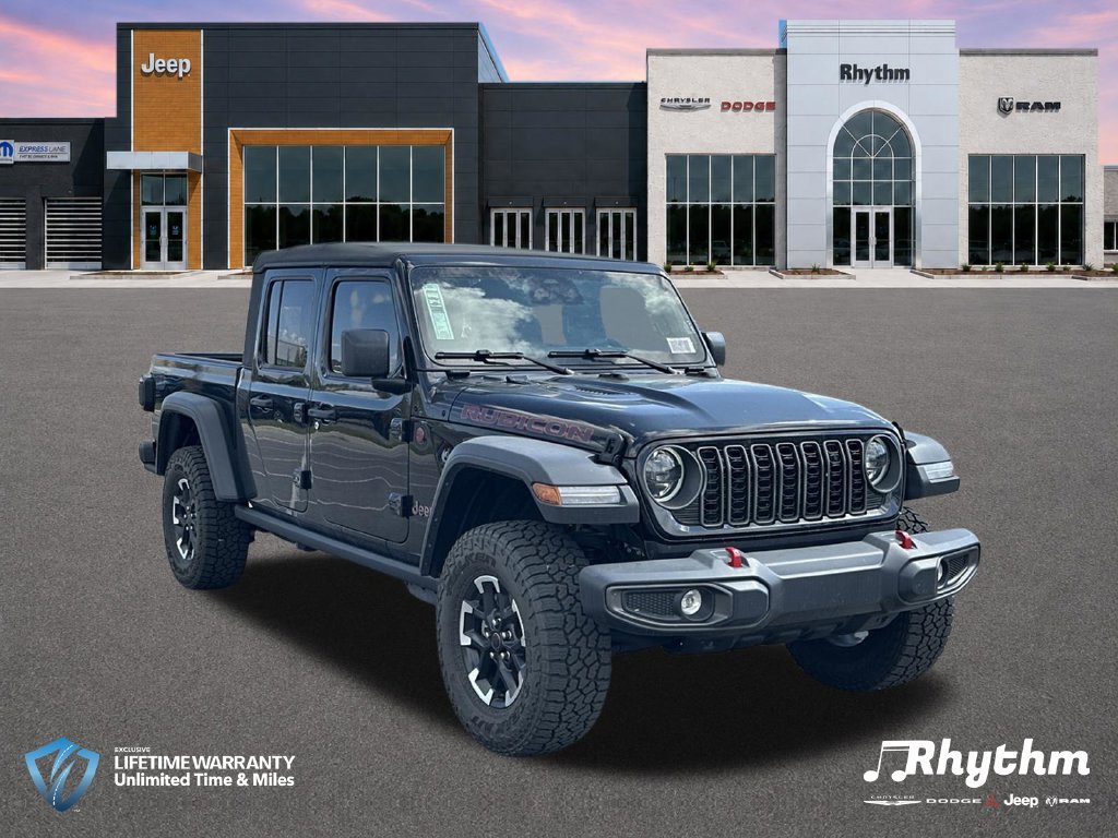 New 2026 Jeep Gladiator Rubicon w/ Steel Power Dome Hood Package AWD/4WD 360° Tour