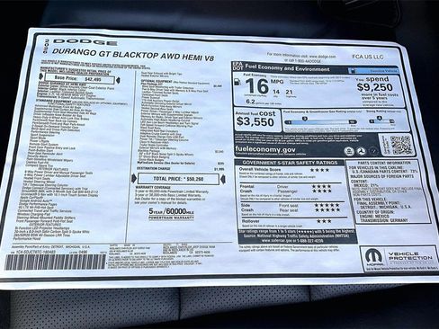 New 2026 Dodge Durango GT image 15
