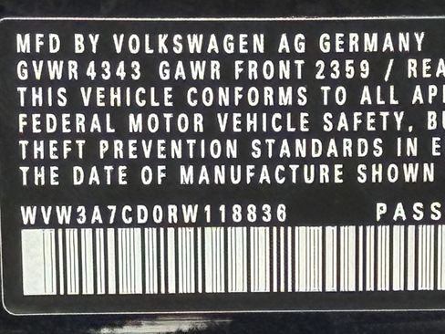 Used 2024 Volkswagen GTI SE w/ SE Leather Seats Package image 51