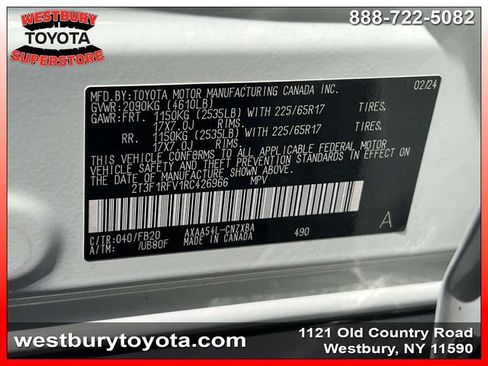 Certified 2024 Toyota RAV4 LE AWD/4WD image 20