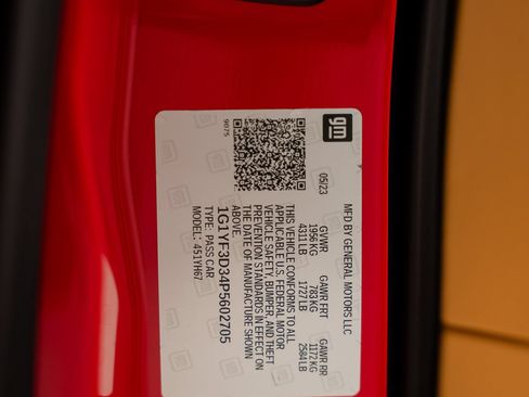 Used 2023 Chevrolet Corvette Z06 w/ Battery Protection Package RWD image 62