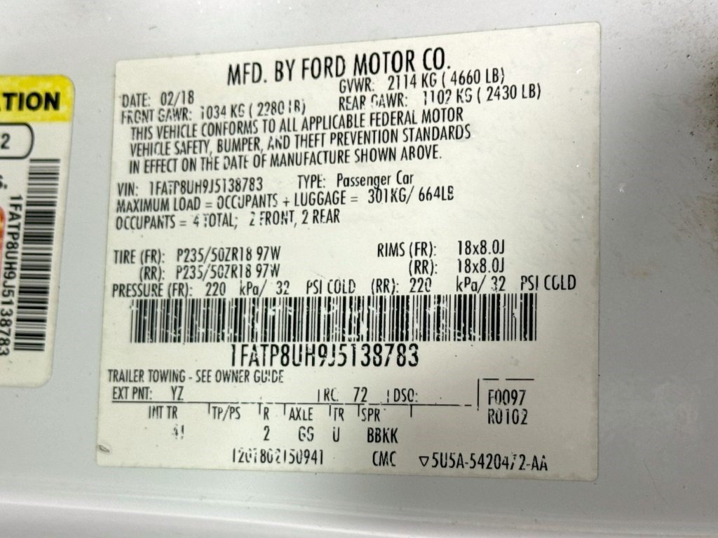 Used 2018 Ford Mustang Premium RWD image 37