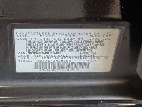 Used 2025 Nissan Versa SV FWD image 22