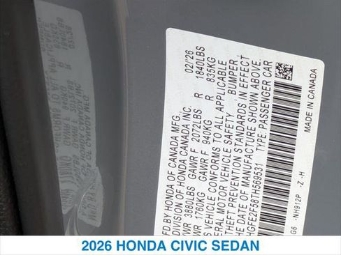 Used 2026 Honda Civic Sport image 26