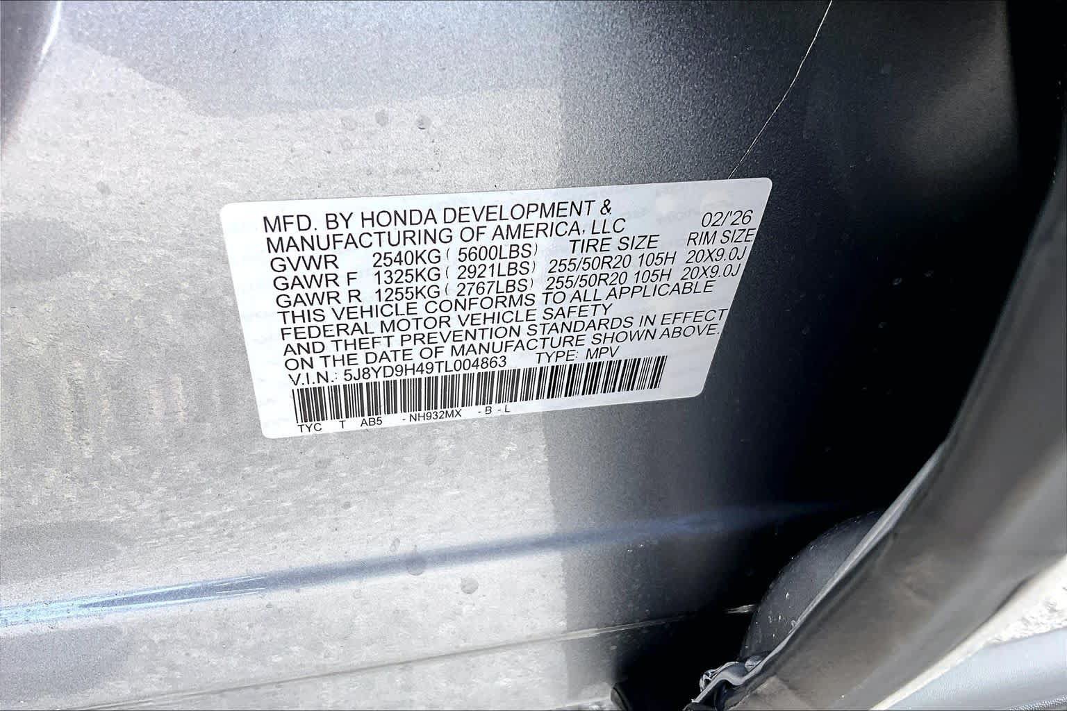 Certified 2026 Acura MDX w/ Technology Package FWD image 21