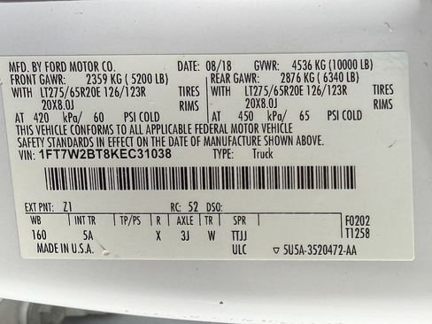 Used 2019 Ford F250 Lariat w/ Lariat Ultimate Package image 14