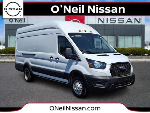 Used 2023 Ford Transit 350 148 High Roof Extended DRW RWD image 1