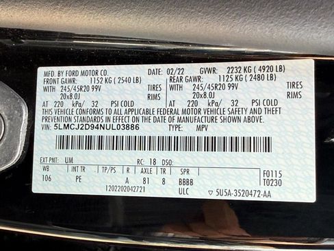 Used 2022 Lincoln Corsair Reserve AWD/4WD image 28