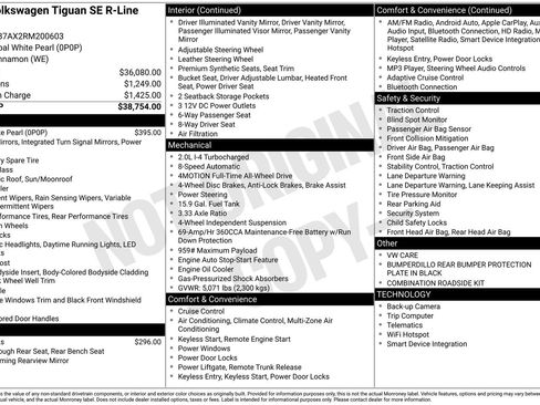 Used 2024 Volkswagen Tiguan SE R-Line image 40