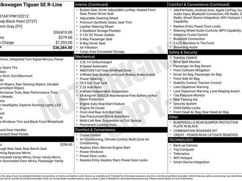 Certified 2023 Volkswagen Tiguan SE R-Line AWD/4WD image 6