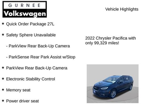 Used 2022 Chrysler Pacifica Touring-L AWD/4WD image 7