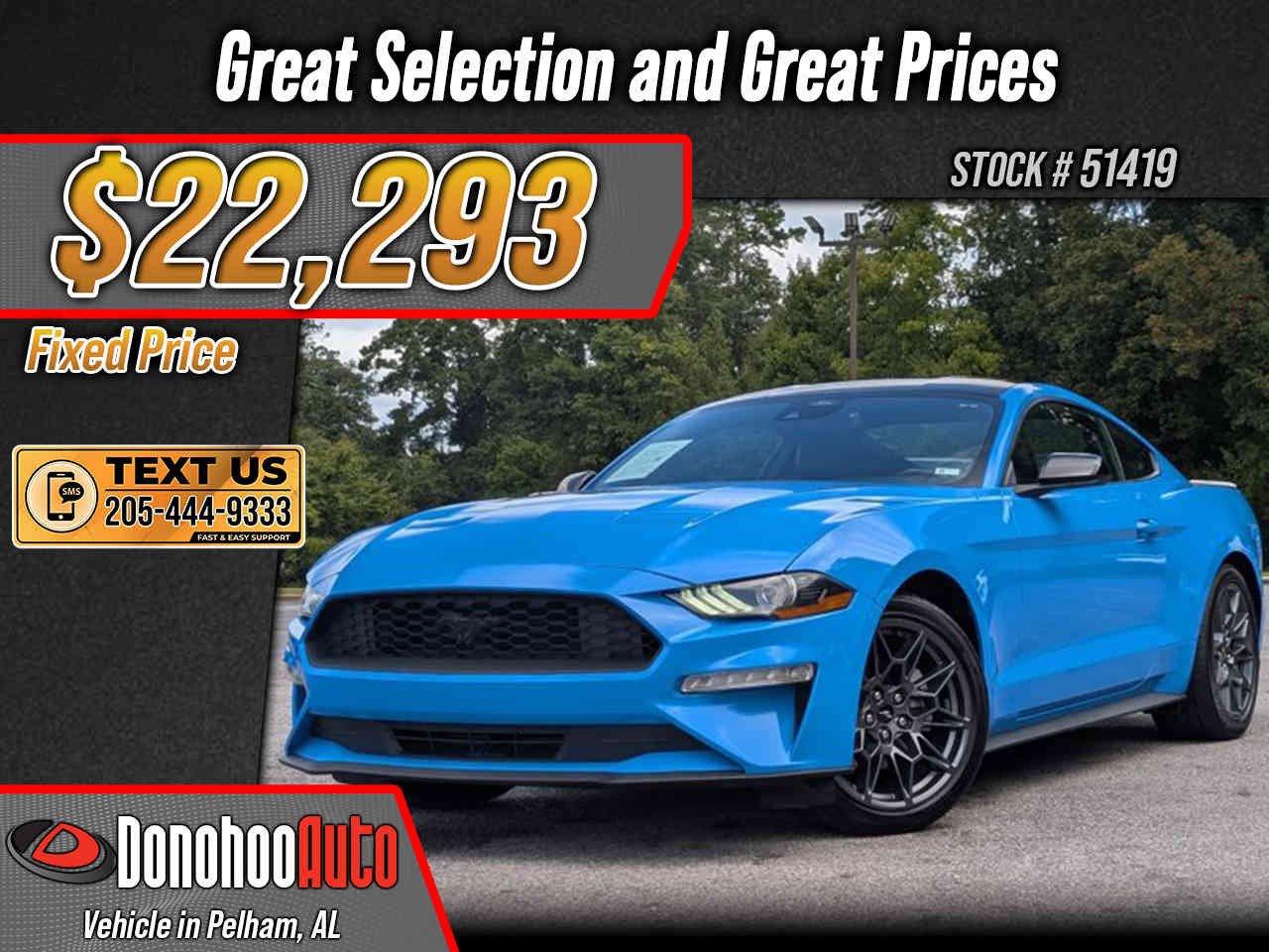 Used 2022 Ford Mustang Premium w/ Black Accent Package RWD image 1