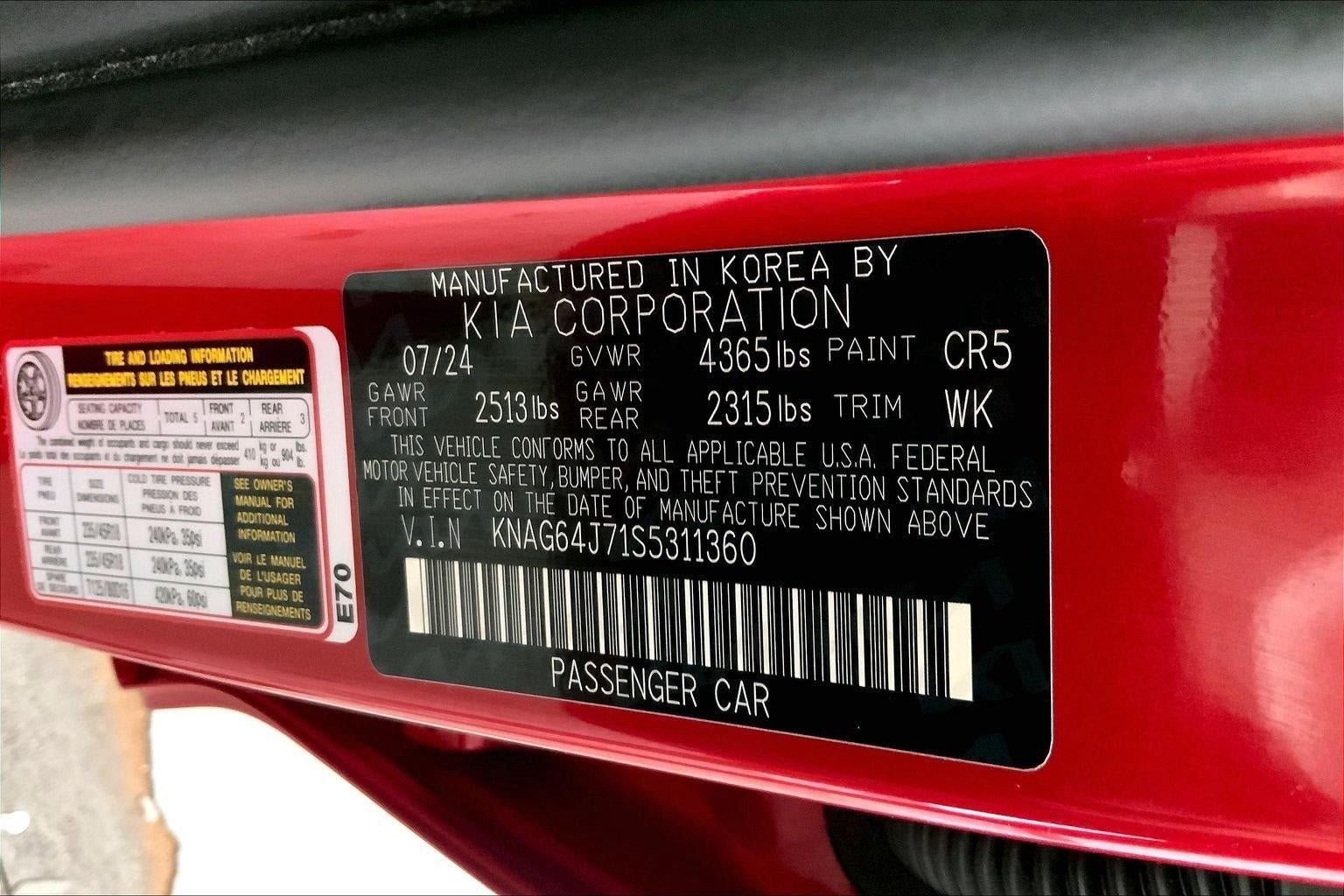 Certified 2025 Kia K5 GT-Line FWD image 30