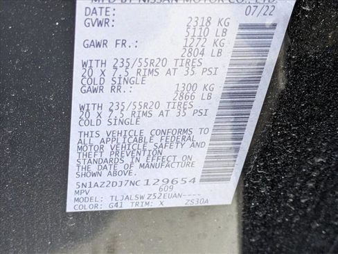 Certified 2022 Nissan Murano Platinum w/ Cargo Package image 16