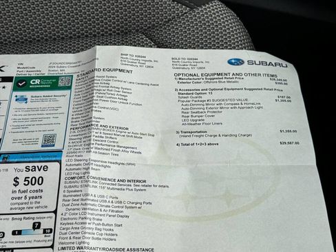 Used 2024 Subaru Crosstrek 2.0i Premium w/ Popular Package #3 image 30