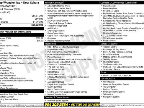 Used 2023 Jeep Wrangler Unlimited Sahara AWD/4WD image 41