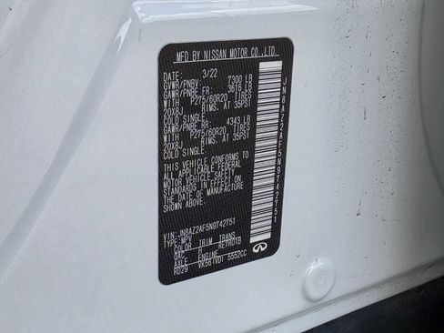 Used 2022 INFINITI QX80 Luxe w/ Cargo Package image 45