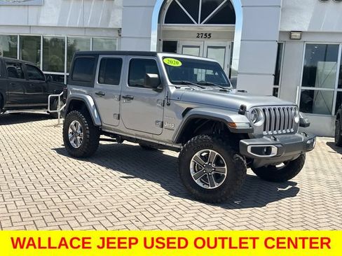 Used 2020 Jeep Wrangler Unlimited Sahara w/ LED Lighting Group AWD/4WD image 2