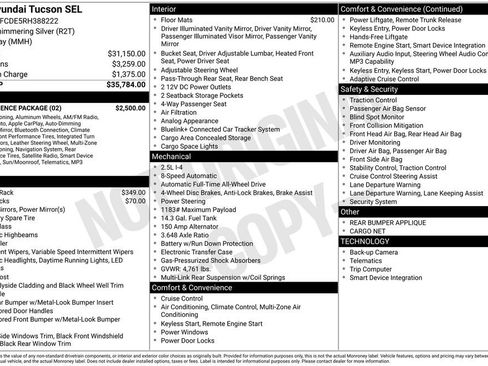 Used 2024 Hyundai Tucson SEL w/ Convenience Package AWD/4WD image 5