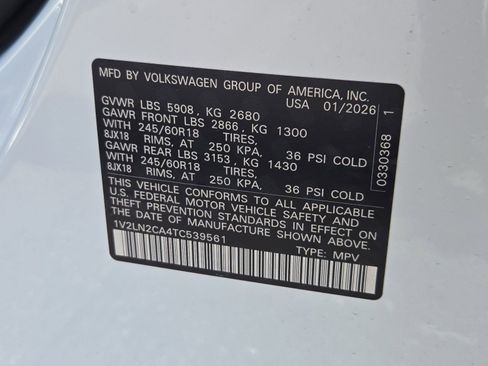 New 2026 Volkswagen Atlas SE AWD/4WD image 18