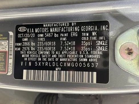 Used 2021 Kia Sorento S w/ Panoramic Sunroof Package image 28