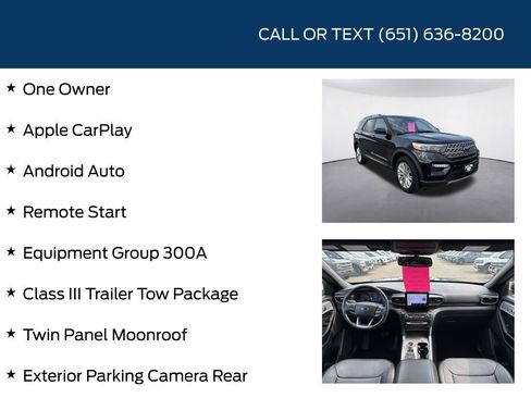 Used 2020 Ford Explorer Limited w/ Class III Trailer Tow Package AWD/4WD image 5