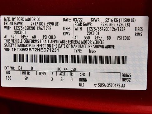 Used 2022 Ford F350 King Ranch w/ King Ranch Ultimate Package image 16