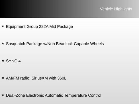 Used 2024 Ford Bronco Big Bend AWD/4WD image 8