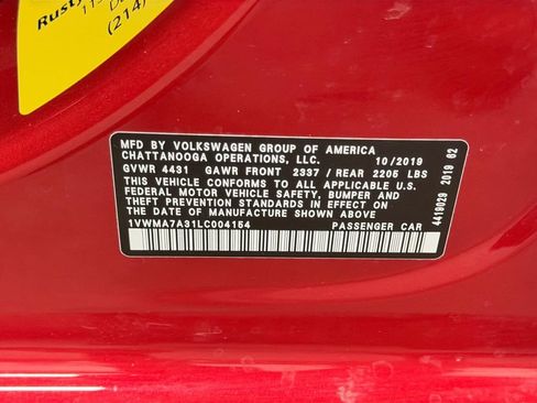 Used 2020 Volkswagen Passat 2.0T R-Line FWD image 36