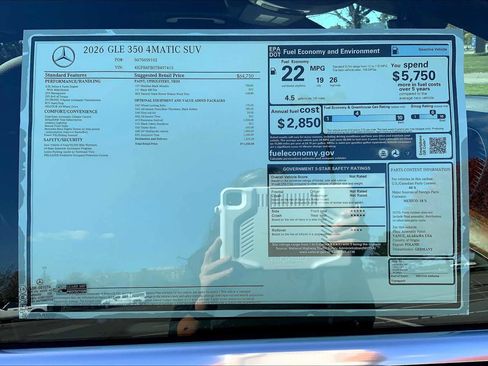 New 2026 Mercedes-Benz GLE 350 GLE 350 image 26