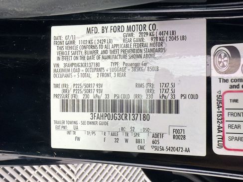 Used 2012 Ford Fusion SEL image 17