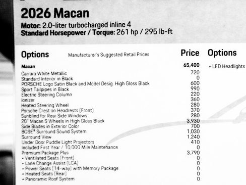 New 2026 Porsche Macan image 30