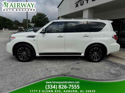 Used 2019 Nissan Armada Platinum w/ Captain's Chairs Package AWD/4WD image 9