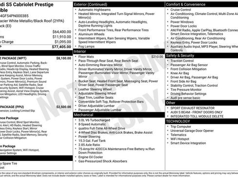 Used 2023 Audi S5 Prestige w/ Prestige Package image 35