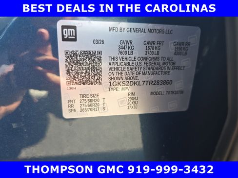 New 2026 GMC Yukon Denali w/ Sun & Power Step Package AWD/4WD image 40