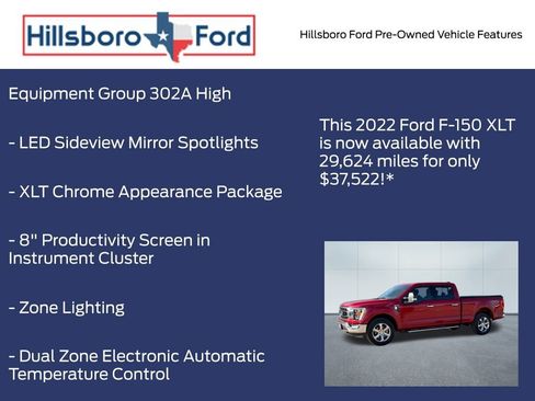 Used 2022 Ford F150 XLT w/ Equipment Group 302A High image 7