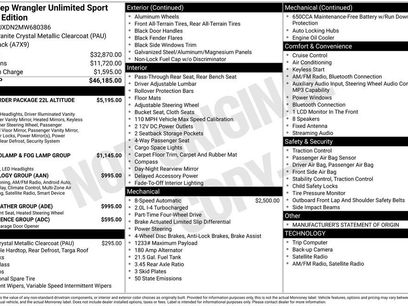 Used 2021 Jeep Wrangler Unlimited Sport