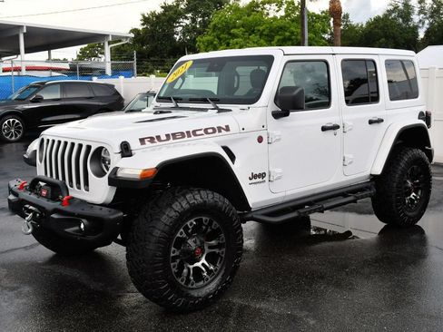 Used 2021 Jeep Wrangler Unlimited Rubicon w/ Steel Bumper Group AWD/4WD image 2