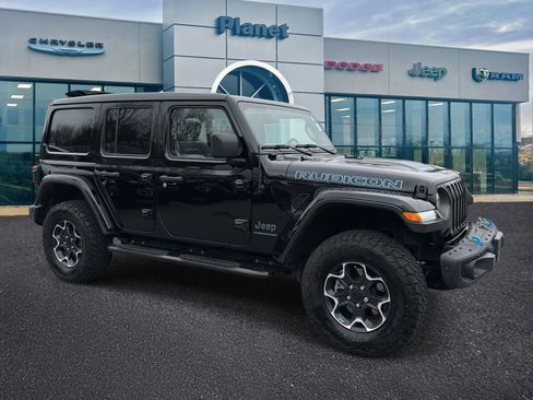 Used 2023 Jeep Wrangler Unlimited Rubicon 4xe w/ Steel Bumper Group image 1