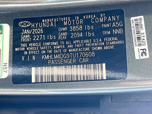 Used 2026 Hyundai Elantra Sport w/ Cargo Package FWD image 29