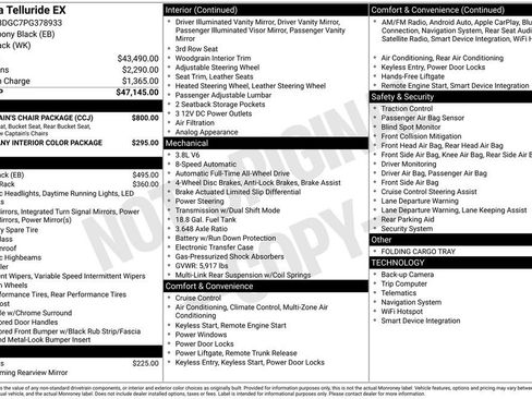 Certified 2023 Kia Telluride EX w/ EX Captain's Chair Package image 7