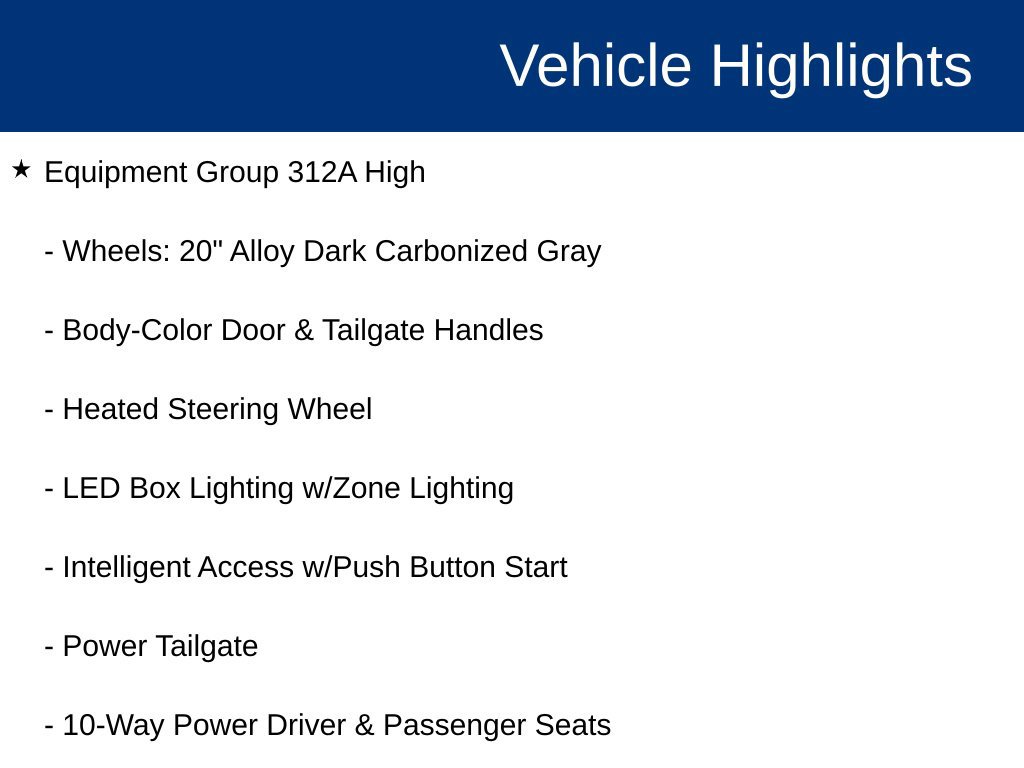 Certified 2023 Ford F150 Lightning XLT w/ Equipment Group 312A High AWD/4WD image 20