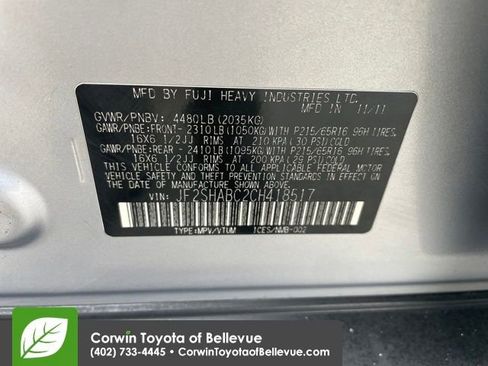 Used 2012 Subaru Forester 2.5X w/ Alloy Wheel Pkg image 28