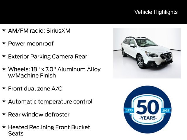 Used 2018 Subaru Outback 2.5i Limited AWD/4WD image 11
